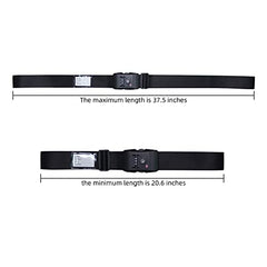 Heavy-Duty TSA Luggage Strap with Combination Lock