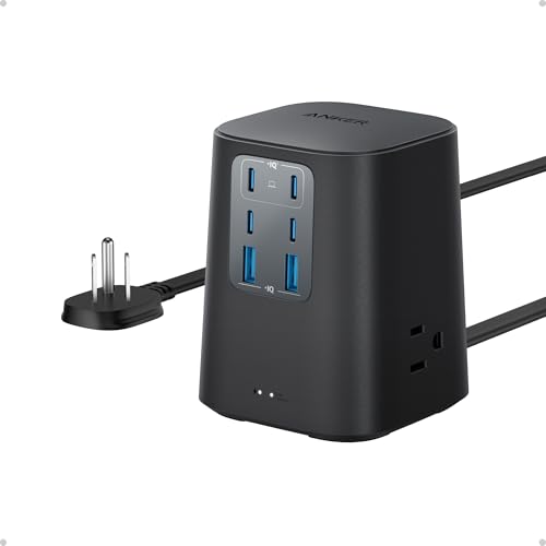 100W 9-in-1 Desktop Charger & Surge Protector Power Strip