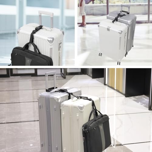 Vigorport Luggage Connector Straps for Suitcase, Add A Bag Suitcase Belt