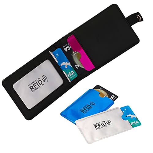 Waterproof RFID Blocking Card & Passport Sleeve Set