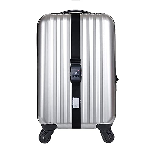 Heavy Duty Luggage Straps TSA Approved with Combination Lock Adjustable Travel Belt for Suitcases