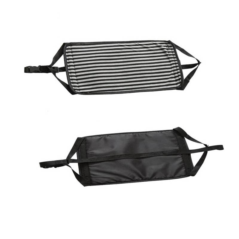 WODHAZNC Outdoor Portable Footrest Polyester Flight Foot Rest Pillows Travel Airplane Leg Hammock Relieve Feet Swelling(Gray)