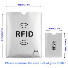 Waterproof RFID Blocking Card & Passport Sleeve Set