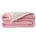SDdPulse Bed Blanket Super Soft Fuzzy Plush Warm Cozy Microfiber Couch Double Reversible Throw Blankets Bedspread Quilts Pink 150200CM (Pink Full)