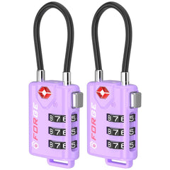 TSA-Approved Resettable Combination Cable Luggage Lock