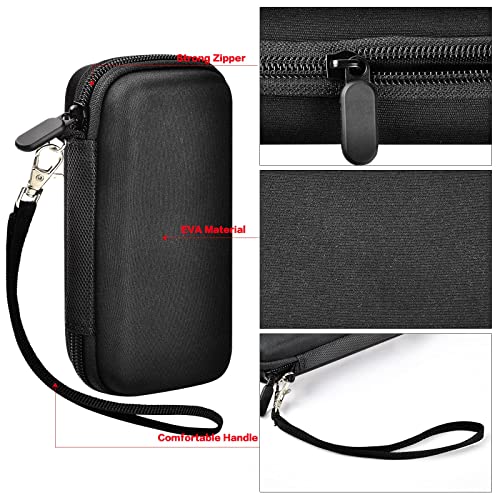 Case for Anker Magnetic Battery 10,000mAh Foldable Wireless Portable Charger, 633/622/621/321 5,000mAh Power Bank (MagGo) Holder, Storage for Baseus Power Delivery -Case Only