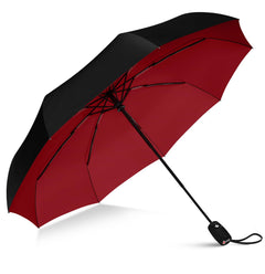 100 MPH Windproof Compact Auto-Folding Travel Umbrella