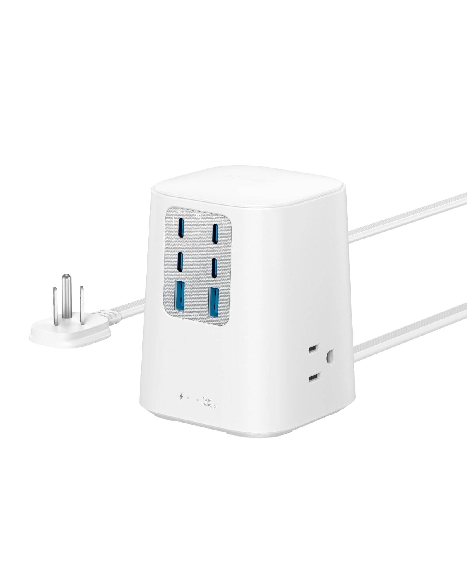 Anker Desktop Charger, 9-in-1 Power Strip with 300J Surge Protector, 100W