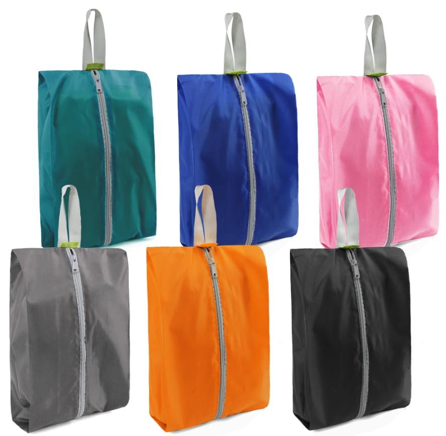 BeeGreen 6/8/12 Packs Shoe Organizer Shoe Bags For Travel with Zipper Closure, Shoe Storage Organizer with Handle