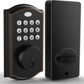 DUYHBAWRS-007 Keyless Entry Door Lock Electronic Door Lock with Keypad Smart Latch Lock with Automatic Lock Smart Lock