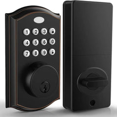 Keyless Electronic Door Lock with Keypad & Auto-Lock Function