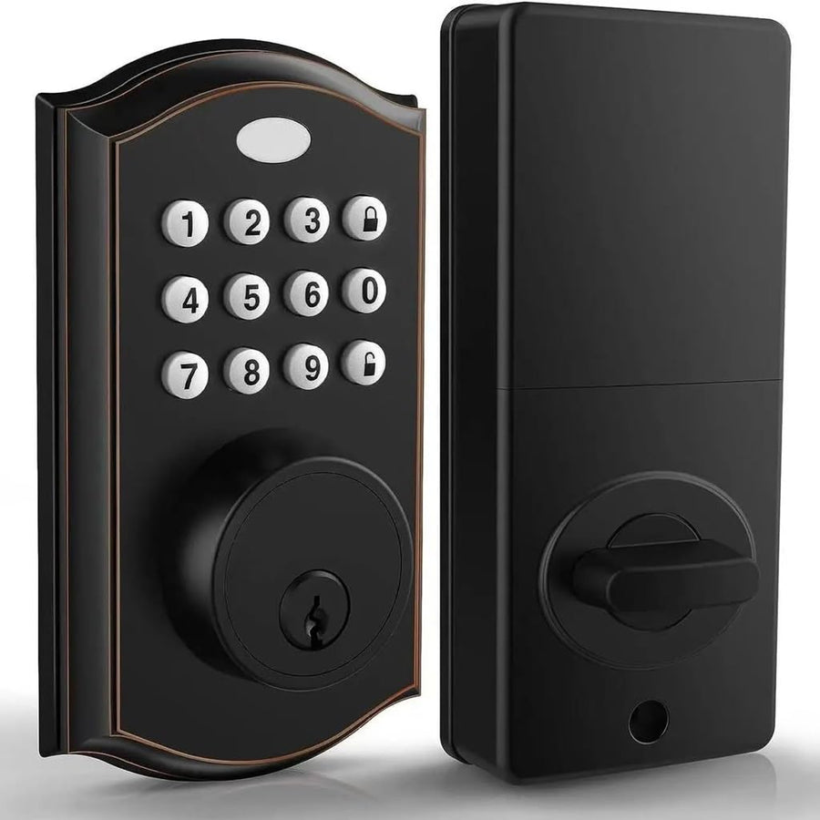 Keyless Electronic Door Lock with Keypad & Auto-Lock Function
