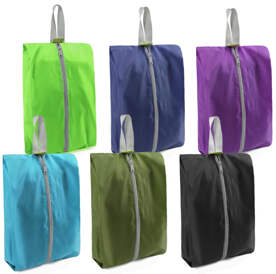 BeeGreen 6/8/12 Packs Shoe Organizer Shoe Bags For Travel with Zipper Closure, Shoe Storage Organizer with Handle