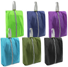 6-Pack Zippered Travel Shoe Bags with Carry Handles