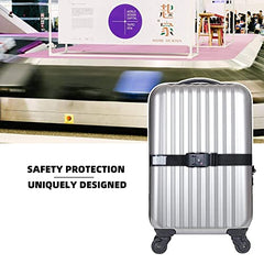 Heavy-Duty TSA Luggage Strap with Combination Lock