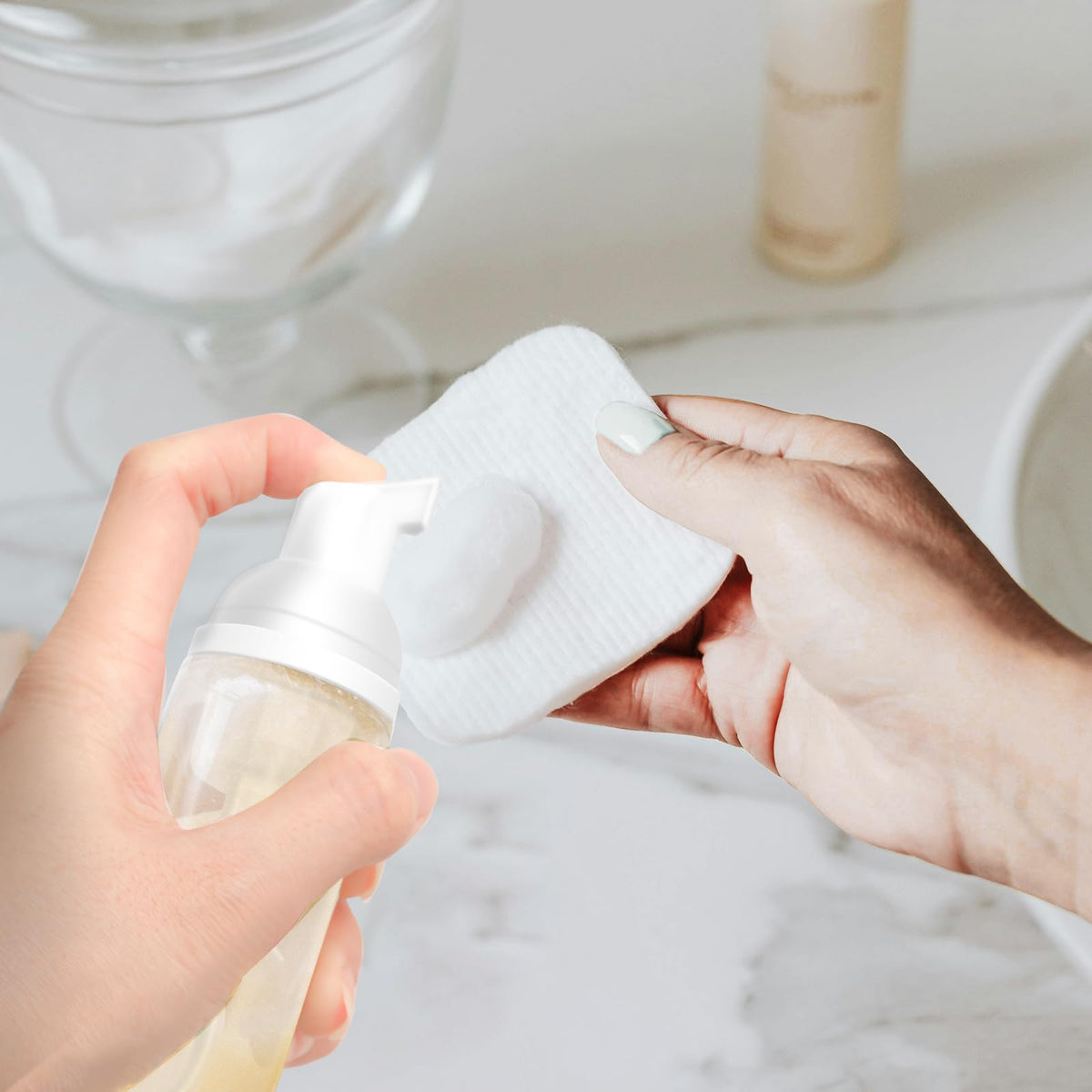 Plastic Foam Pump Bottle, Empty Bottle Travel Foaming Dispenser for Hand Soap, Shampoo