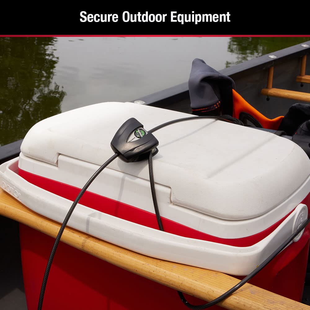 Master Lock Python Cable Lock, Cable Lock with Keys, Trail Camera and Kayak Locking Cable