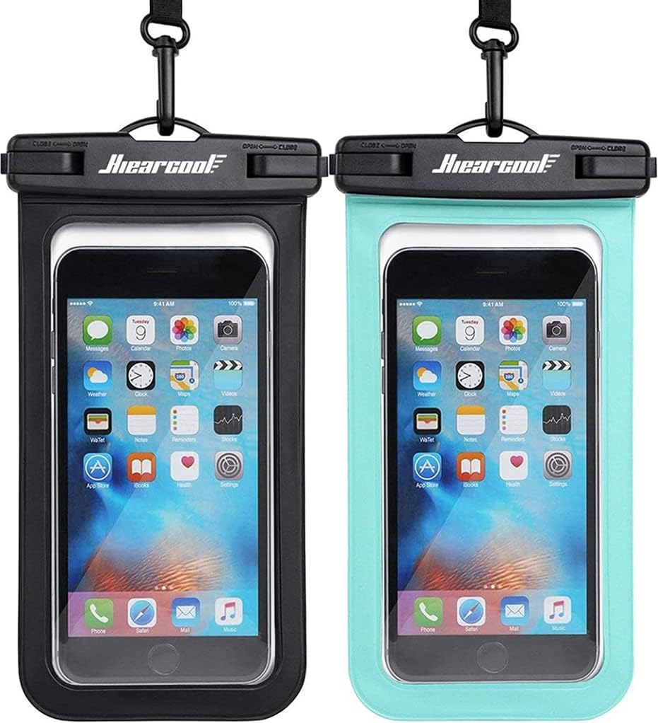 2-Pack IPX8 Universal Waterproof Phone Pouches for Travel