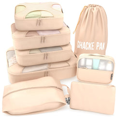 5/8-Piece Packing Cube Set with Travel Laundry Bag