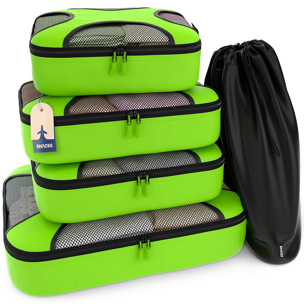 5 Set/8 Set Packing Cubes - Travel Organizers with Laundry Bag