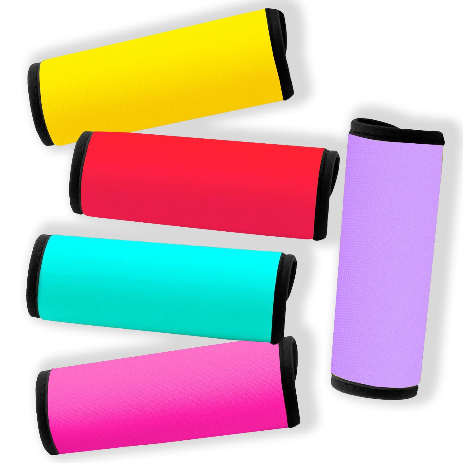 Gowraps Neoprene Luggage Handle Wraps for Traveling Bright Color Luggage Tags|Handle Wraps|Handle Covers