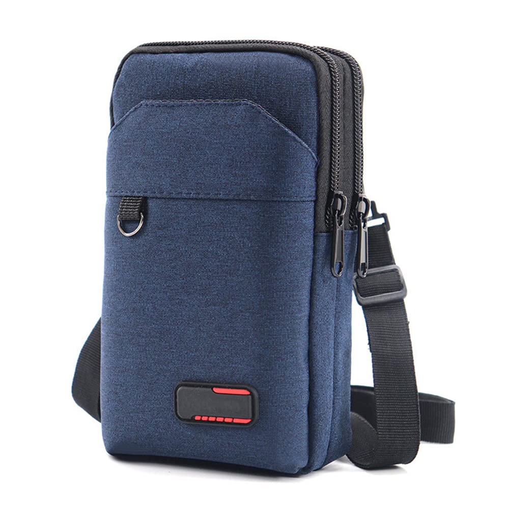 Travel Cell Phone Pouch Belt Pouch, Phone Holster Crossbody Bag with Shoulder Strap for iPhone Case Holder for Hand with Neck Lanyard Smartphone Walking Passport Wallet