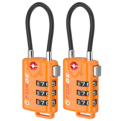 TSA-Approved Resettable Combination Cable Luggage Lock