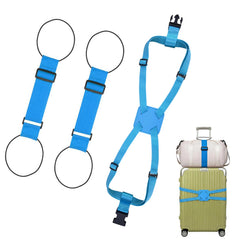 Adjustable Luggage Connector Straps for Multiple Suitcases