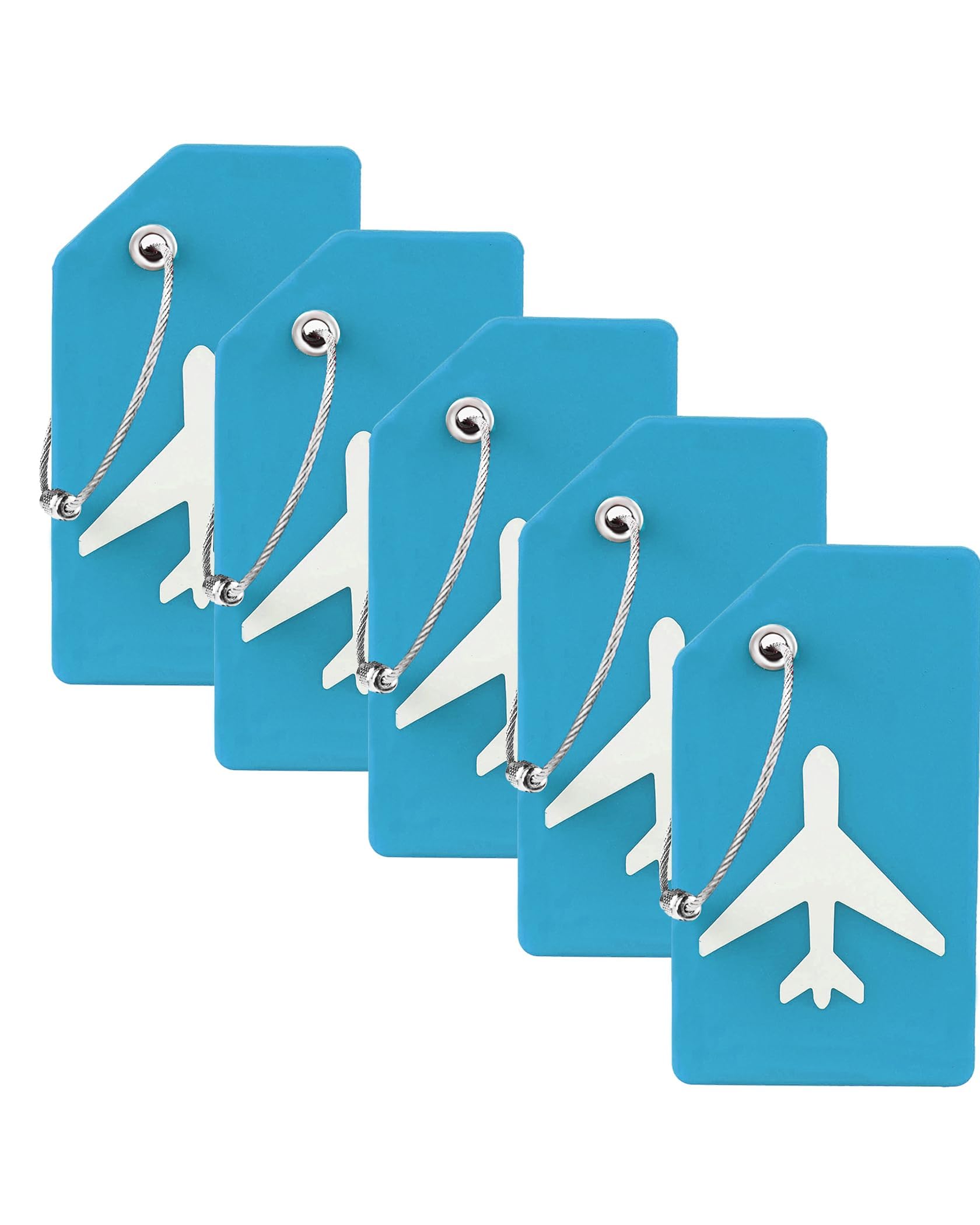 Gostwo Silicone Luggage Tags for Suitcases, Plane Travel Essentials