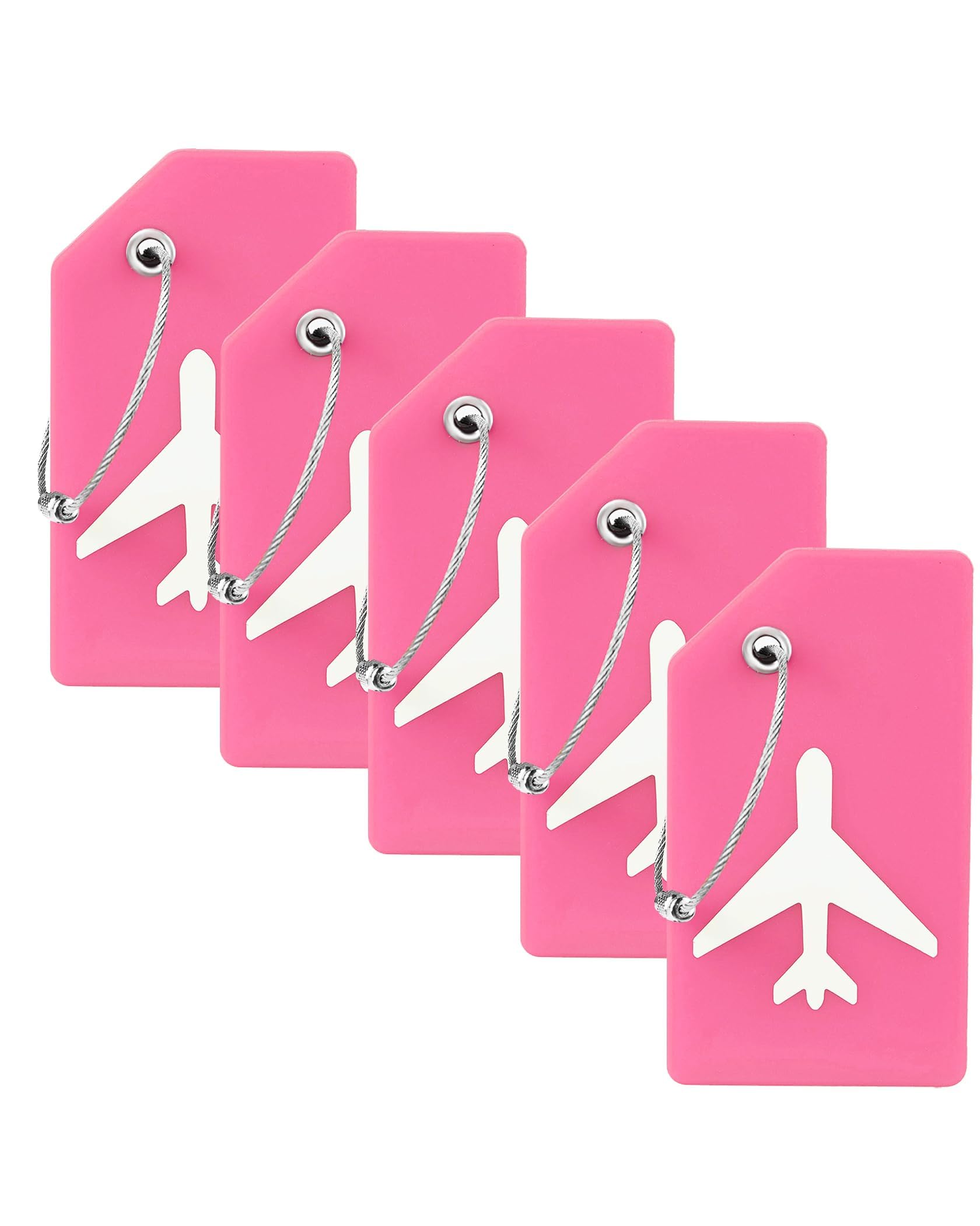 Gostwo Silicone Luggage Tags for Suitcases, Plane Travel Essentials