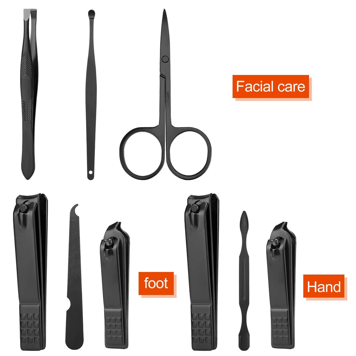 Professional Manicure & Pedicure Grooming Tool Set