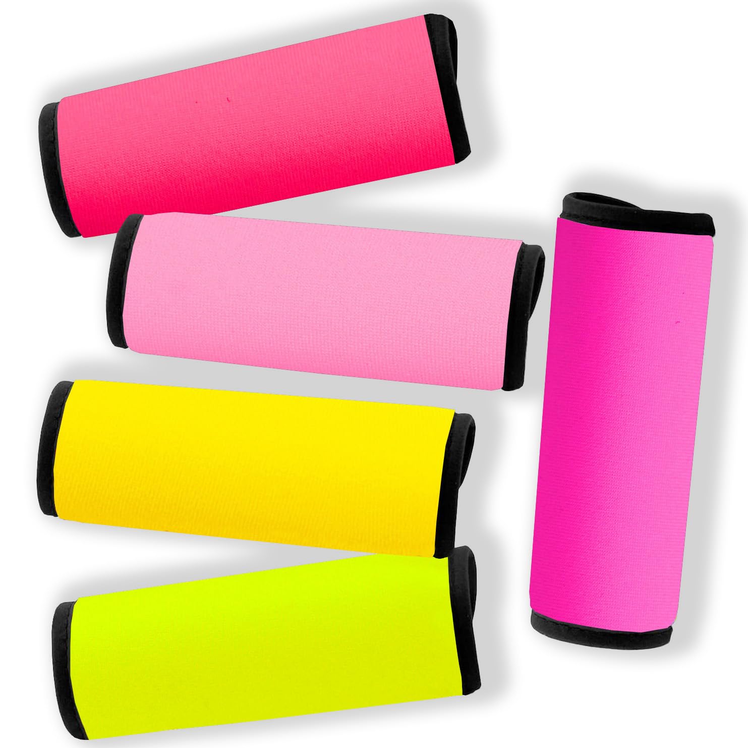 Gowraps Neoprene Luggage Handle Wraps for Traveling Bright Color Luggage Tags|Handle Wraps|Handle Covers
