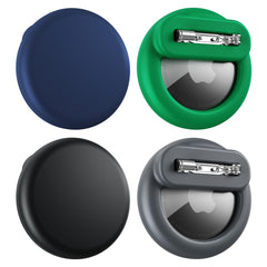4-Pack Hidden AirTag Holders with Safety Pins for Luggage