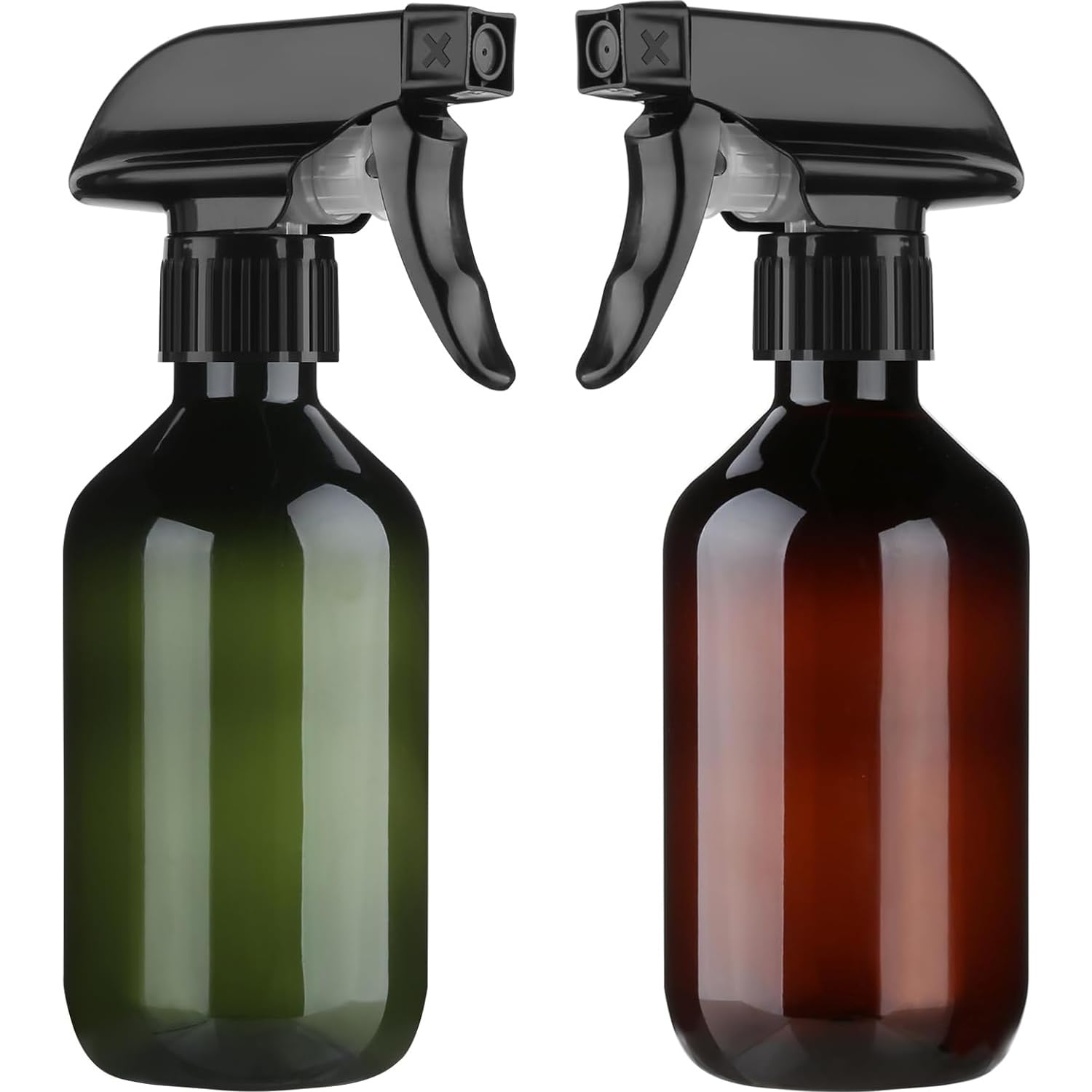 Arkeiliy 2-Pack Leakproof Spray Bottles (300ml/10oz) - Adjustable Nozzle for Fine Mist & Jet Stream | Premium Refillable Plastic Bottles for Hair Styling, Plant Misting, Cleaning Solutions