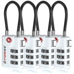 TSA-Approved Resettable Combination Cable Luggage Lock