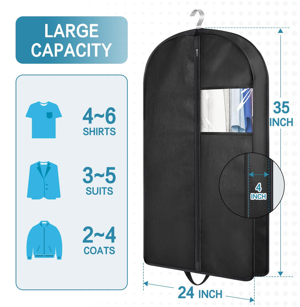KIMBORA Suit Bags for Closet Storage