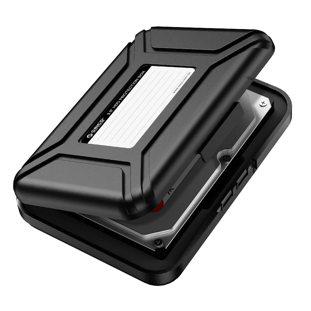 ORICO Hard Drive Case for 3.5 Inch HDD/SSD 5 Packs Portable Hard Drive Carrying Protective Storage Box Anti-Static and Shockproof -PHX Series