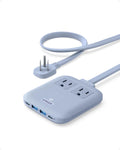 Anker Travel Power Strip, Anker Nano 67W Max 6-in-1 USB C Charger, 2 USB C