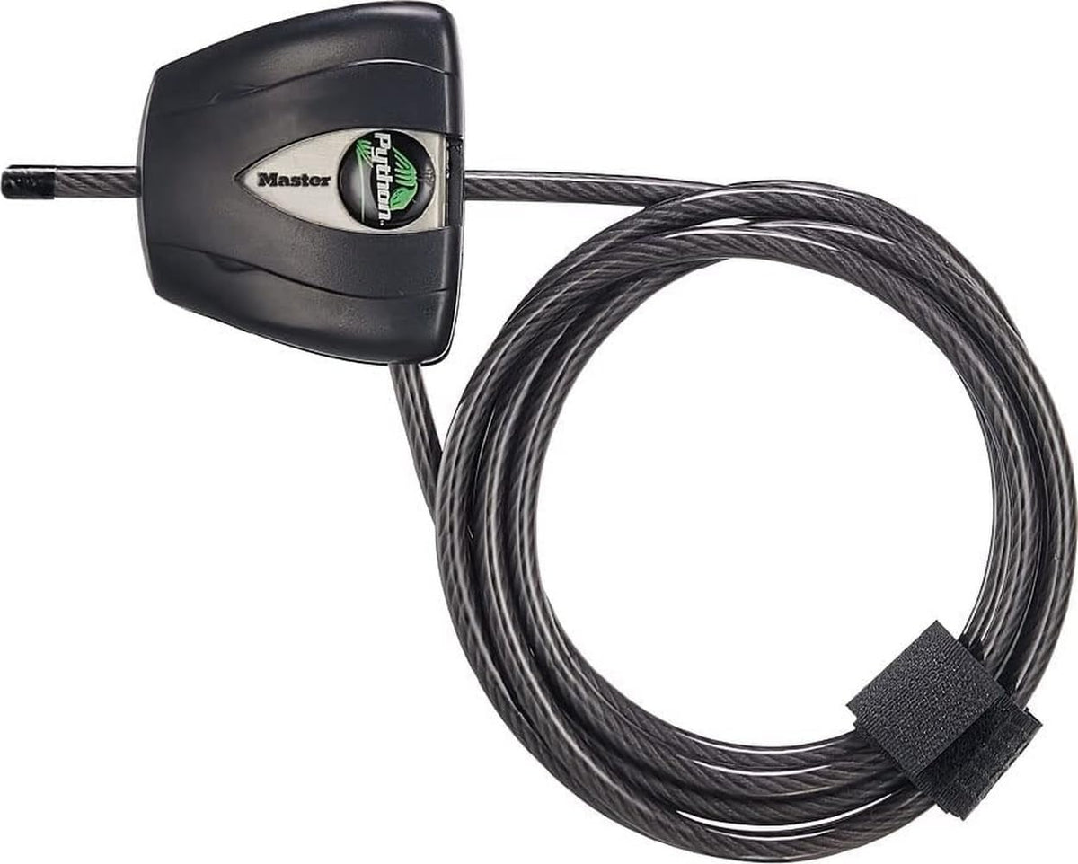 Master Lock Python Cable Lock, Cable Lock with Keys, Trail Camera and Kayak Locking Cable