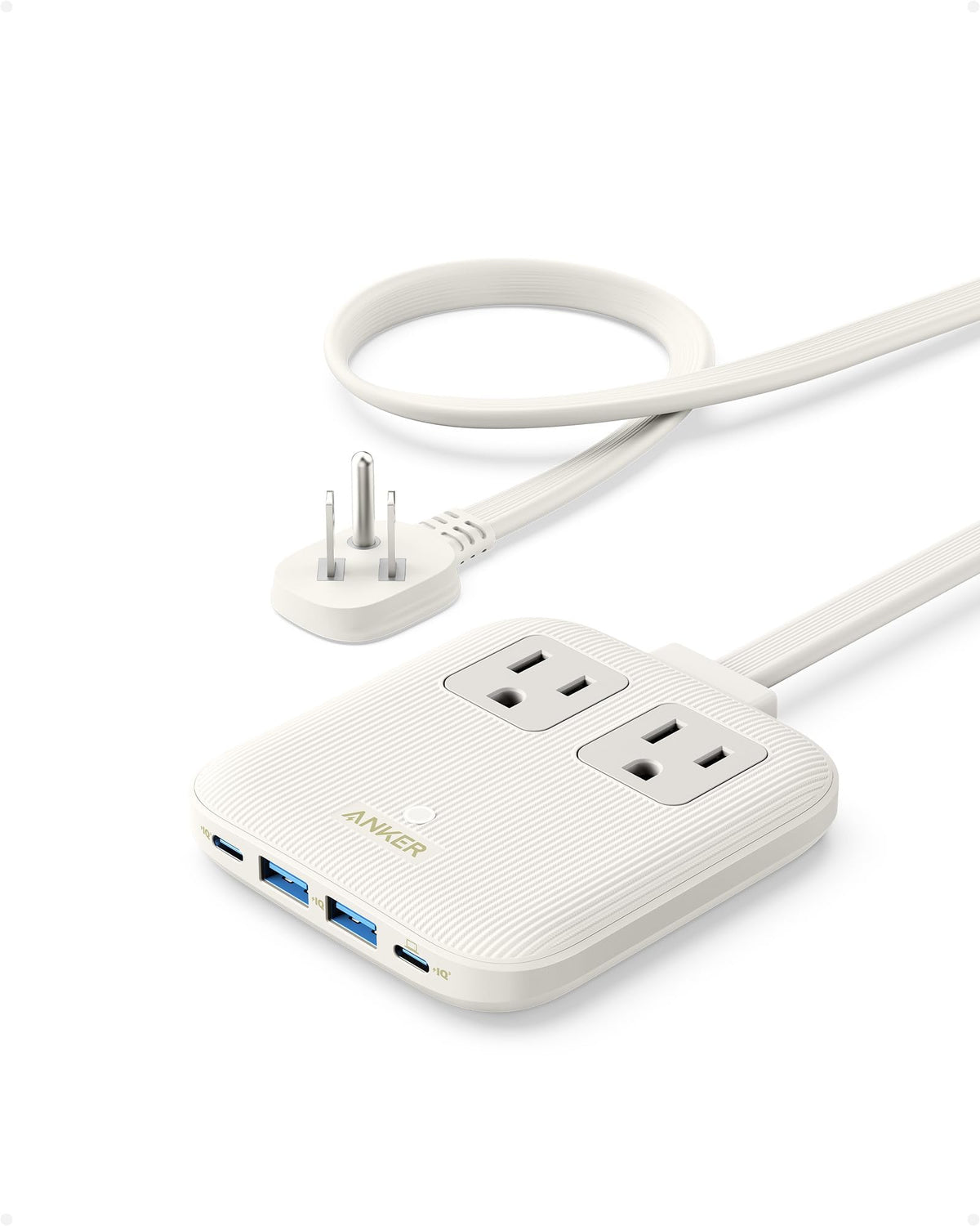 Anker Travel Power Strip, Anker Nano 67W Max 6-in-1 USB C Charger, 2 USB C