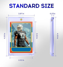 100-Pack 35pt Magnetic One-Touch Trading Card Holders