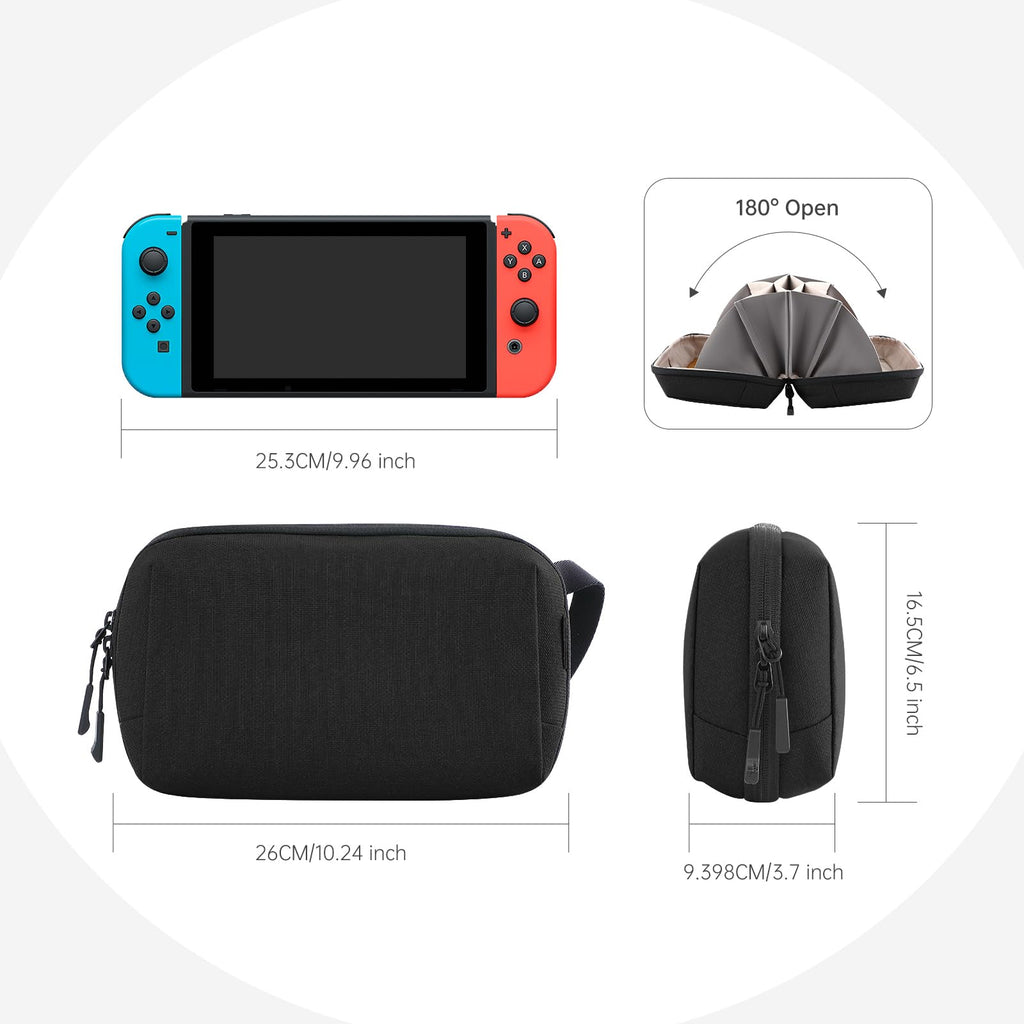 simtoper Electronic Organizer, Travel Cable Electronic Organizer Case Bag
