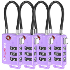 TSA-Approved Resettable Combination Cable Luggage Lock