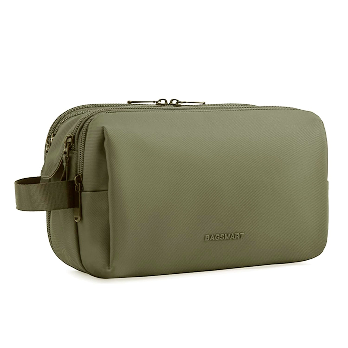 BAGSMART Toiletry Bag for Men, Travel Toiletry Organizer Dopp Kit Water-resistant Shaving Bag for Toiletries Accessories, Door Room Essentials