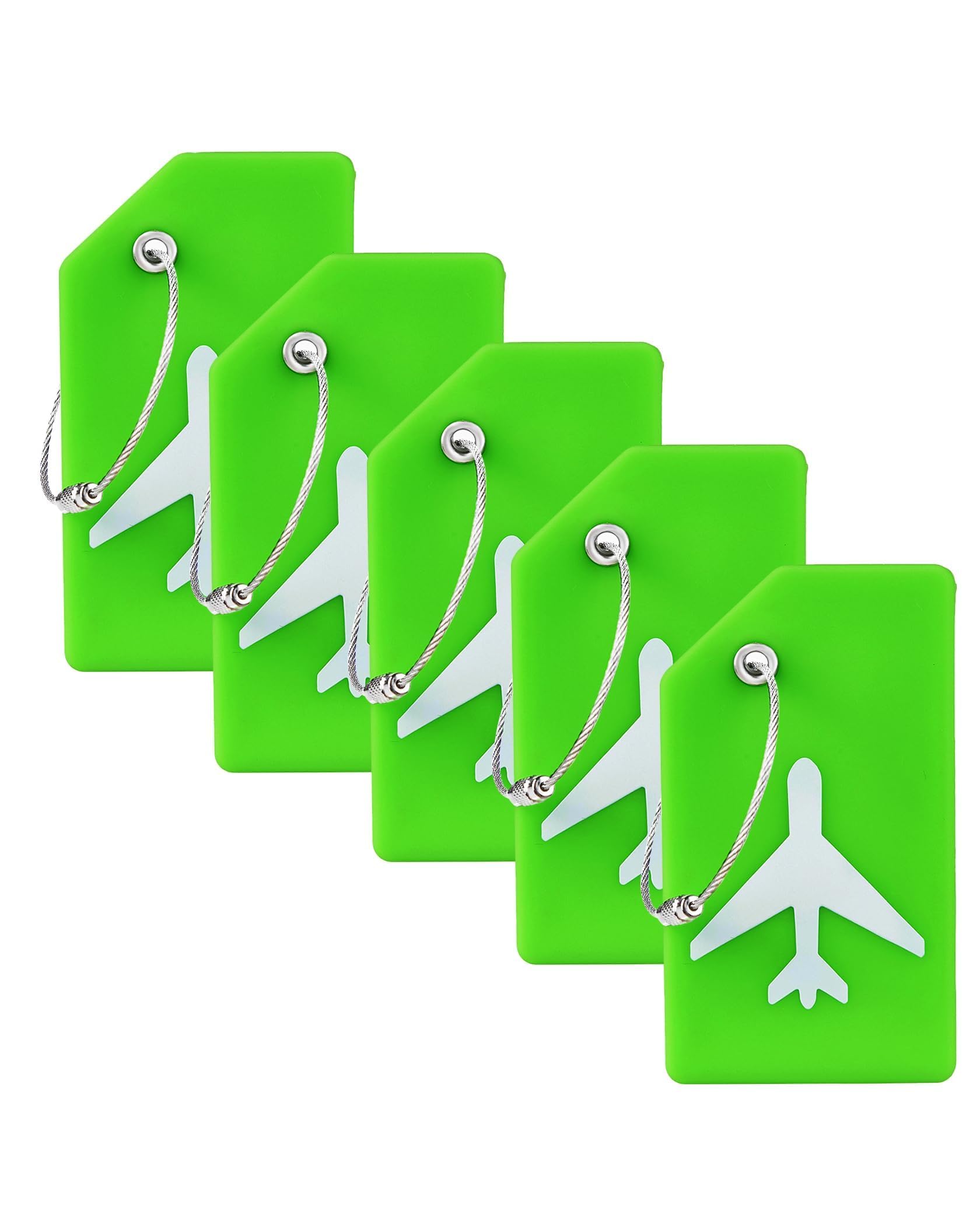 Gostwo Silicone Luggage Tags for Suitcases, Plane Travel Essentials
