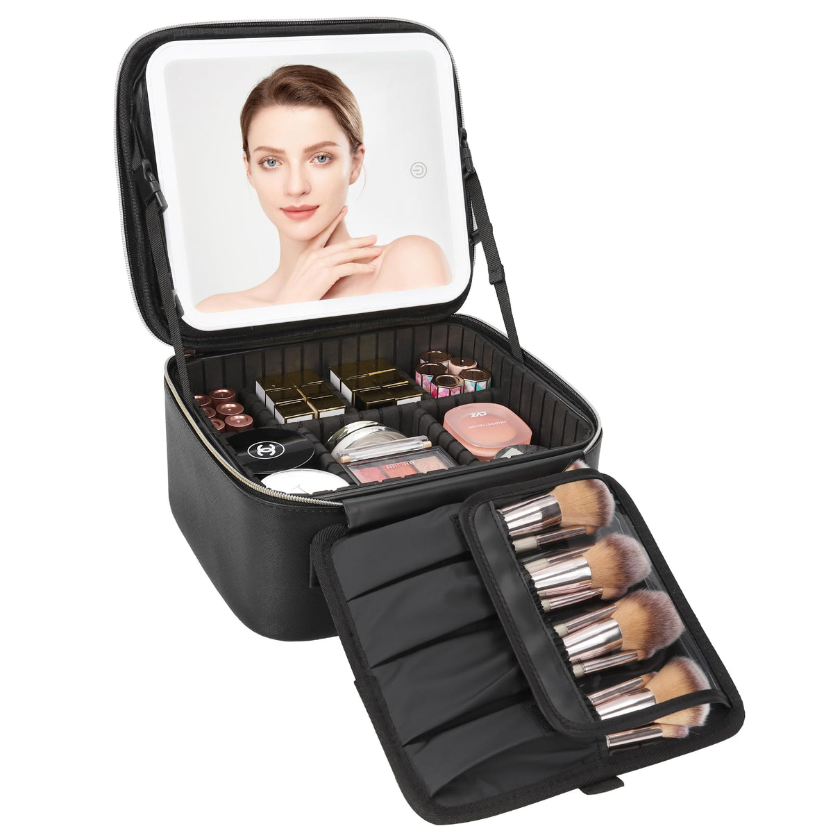 Relavel Makeup Case with Led Mirror