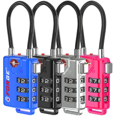 TSA-Approved Resettable Combination Cable Luggage Lock