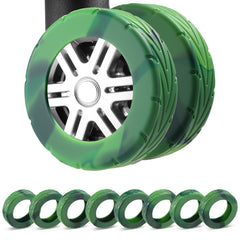 8-Pack Protective Luggage Wheel Covers for Suitcases