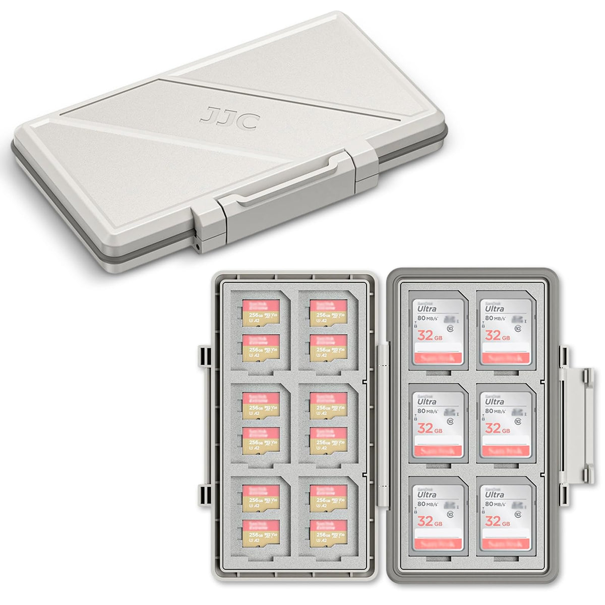 Memory Card Case Water-Resistant Anti-Shock Memory Card Wallet