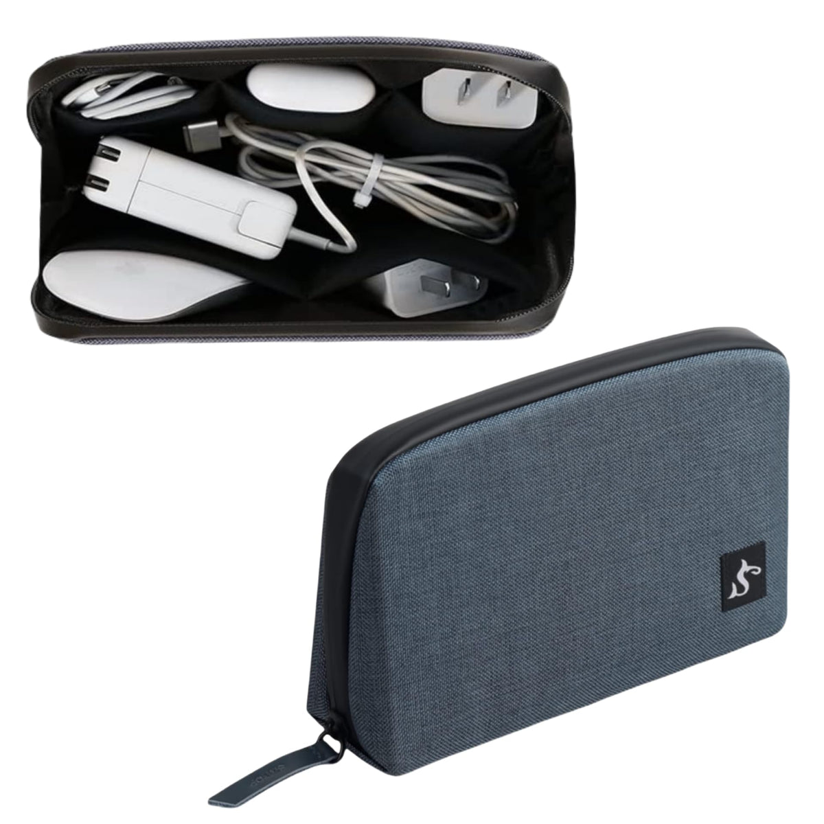 simtoper Electronic Organizer, Travel Cable Electronic Organizer Case Bag